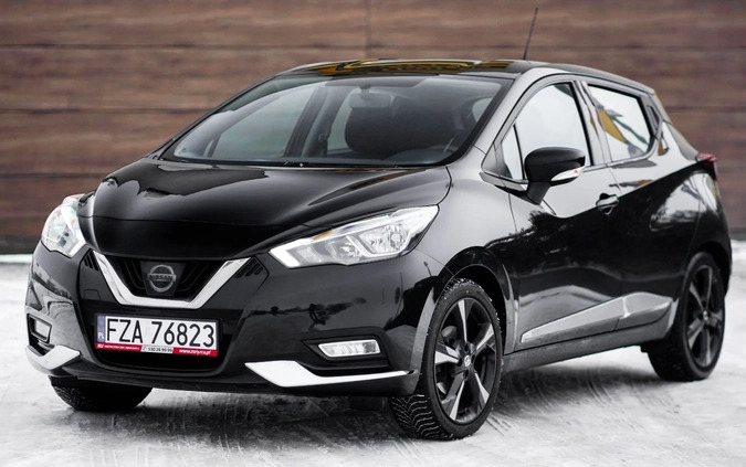 Nissan Micra cena 42900 przebieg: 53000, rok produkcji 2017 z Żary małe 56